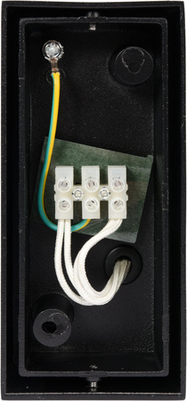 Venkovní nástěnné svítidlo Yato 2xGU10 hliníková černá YT-81903