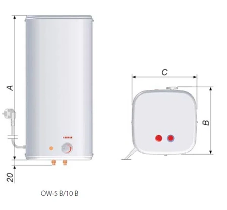 Biawar beztlakový ohřívač vody OW-5B 10607
