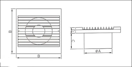 Doplňkový domácí ventilátor Styl 100 WCH 007-0009