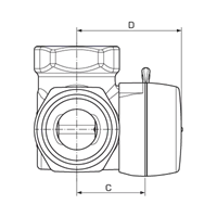 ESBE Směšovací ventil VRG131 3cestný GW 5/4" KVS16 11601200