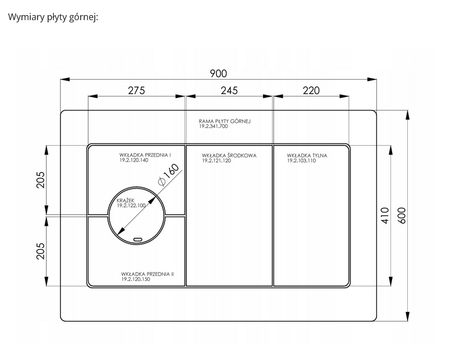 Kuchyňská sestava Hydro-Vacuum Eco design TK2 6,5kW na uhlí s topnou vložkou, pravé provedení