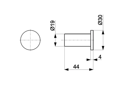 KFA Armatura point koupelnový věšák černý 864-020-81