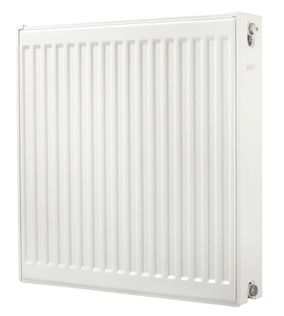 Diamantový ocelový deskový radiátor 600x800mm s bočním napájením a závěsem 22-600x0800
