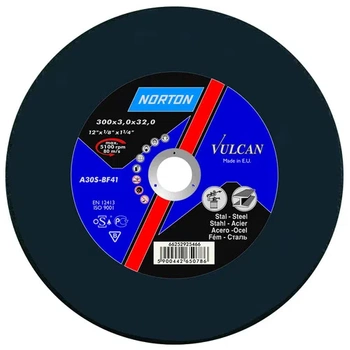 Norton plochý řezný kotouč na kov 300x3,0x32,00 66252925466