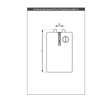 Galmet elektrický ohřívač vody Fox 10l pod dřez 01-010070