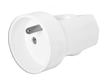 Přenosná zásuvka Elgotech s uzemněním, bílá G-10