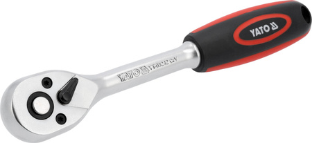 Ráčna Yato rovná 3/8" 90T s plastovou rukojetí YT-03242