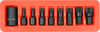 Sada 9dílných rázových utahováků Yato Spline 1/2" YT-10663