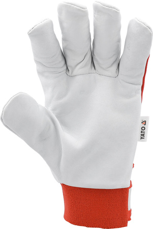 Kožené pracovní rukavice Yato velikost 10 YT-74642