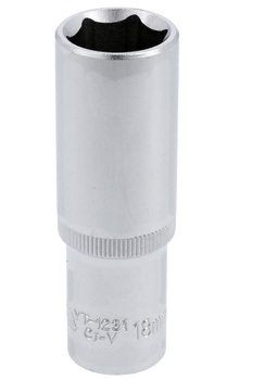 Nástrčný klíč Yato 18 mm 1/2" 6bodový CV dlouhý YT-1231