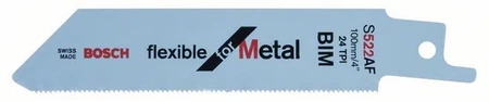 Bosch S522AF listy pro přímočaré pily, modré, 5 ks. 2608656010