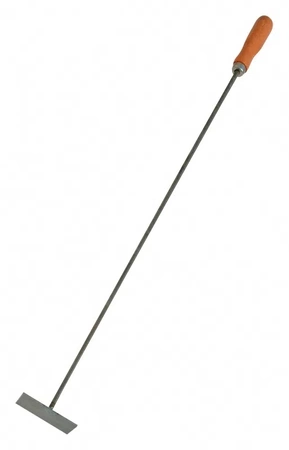 Kovový pohrabáč s talířem 80 cm