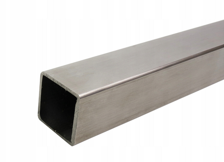 Čtvercový profil 30x30x2mm z nerezové oceli AISI 304 surový