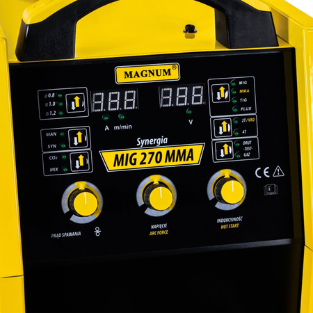 Poloautomatický svařovací stroj Magnum MIG 270 MMA SYNERGIA