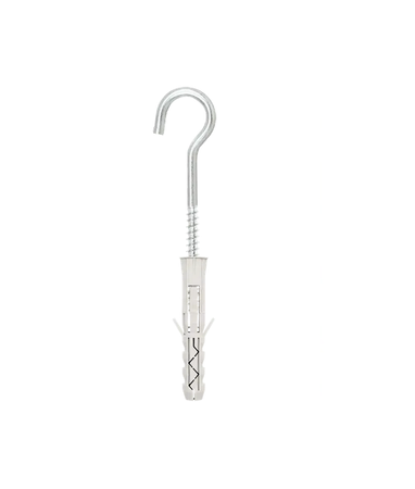 Šroubová rozšiřující zástrčka s poloplným háčkem 12x60mm 100 kusů WX-12