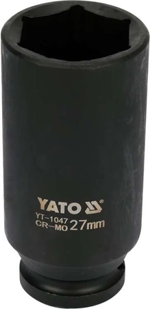 Nárazová hlavice Yato 1/2" 27mm dlouhá YT-1047