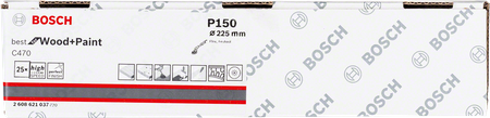 Bosch brusný papír C470 225mm G150 1 kus 2608621037