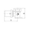 Diamantové nástěnné, lisované koleno 1/2"x20mm FZZ-010.1/2x20.KOL-Ł