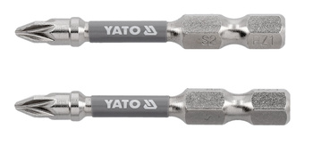 Bity Yato 1/4 "x50mm PZ1 Ni 2 kusy YT-78023
