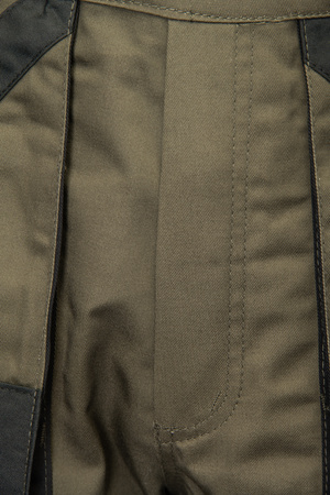 Polstar Brixton Praktické khaki kalhoty do pasu, odepínací nohavice, velikost 54