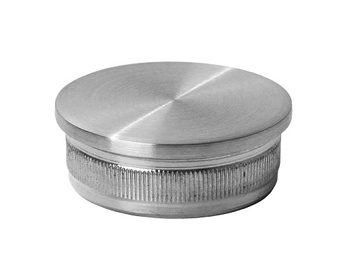 Plochá zátka pro trubku AISI 304 42,4x2 mm, leštěná