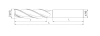 Čelní fréza Fenes DIN 844-A 12mm LN HSS 0641-512-110-120