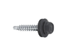 Screw-Met, samořezný šroub s EPDM podložkou pro podélné upevnění plechů s přesahem RAL7024 4,8x19mm WSBP-48019-7024