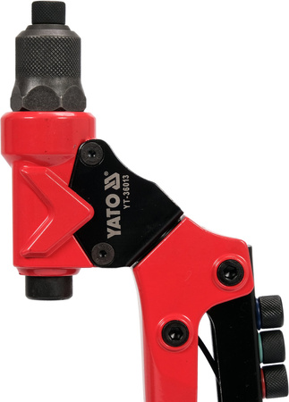 Univerzální ruční nýtovač Yato 3 v 1 s otočnou hlavou YT-36013
