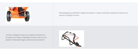 Oleo-Mac GMC 53 TKE ALLROAD4 benzínová sekačka na trávu s pojezdem 66079172E5