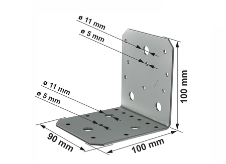 Úhlová spojka Simpson Strong-Tie 100x100x90x3mm AB105