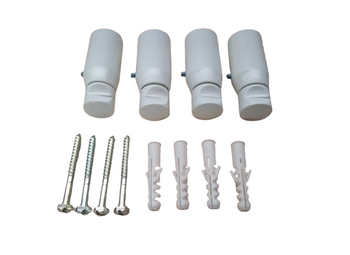 Luxor sada jednoduchých montážních držáků pro koupelnové radiátory