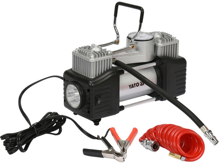 Yato kompresor do auta s LED lampou 250W YT-73462