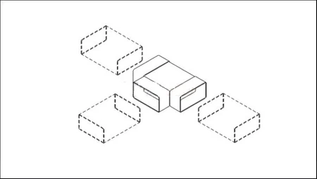 Doplňkový plochý T konektor D/TP 110x55 007-0227