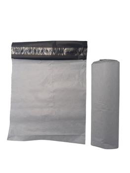 Kurýrní foliové sáčky 19x25cm bílé, 50 kusů