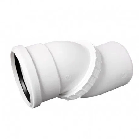 Inter Sano univerzální nastavitelné koleno 110mm bílé