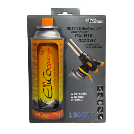 Elico multifunkční hořák RK-3110 + plyn 220g 311020