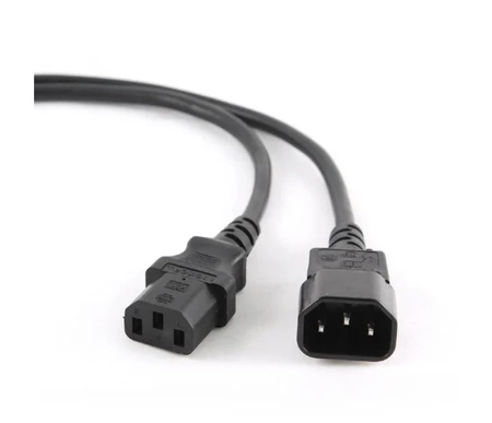 C13/C14 prodlužovací napájecí kabel zásuvka-zástrčka, 1,8m