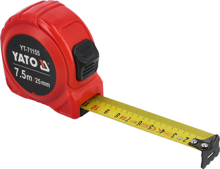 Svinovací metr Yato 25mm 7,5m YT-71155
