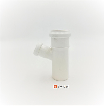 Bílé redukční triko na odpadní vodu 50x32x67