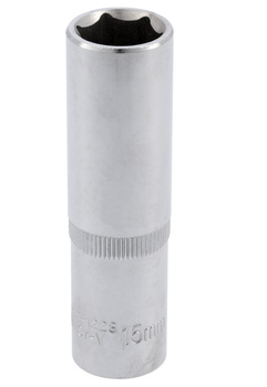 Nástrčné hlavice Yato 15 mm 1/2" 6bodové CV dlouhé YT-1228