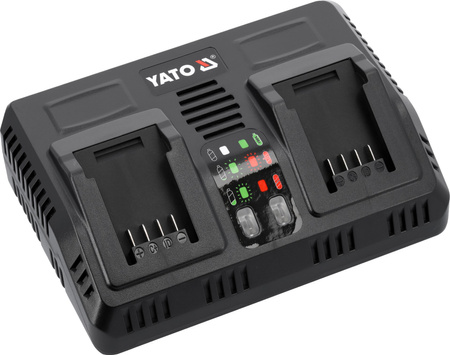 Inteligentní duální 18V 4,5A nabíječka Yato YT-828501