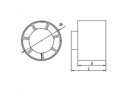 Dodáváno s ventilátorem Euro 1 007-0051