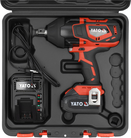 Rázový klíč Yato 18V 3/4" 2000NH 4Ah YT-828075