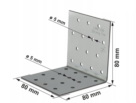 Úhlový konektor Simpson Strong-Tie 80x80x80x2mm ANPS208880