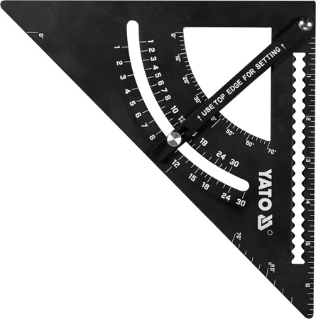 Kovový úhloměr Yato excentrický 170mm YT-70782