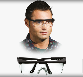 Univerzální ochranné brýle proti třískám Reis GOG-FRAMEB TB UNI