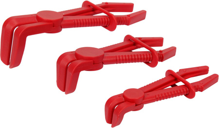 Yato sada úhlových kabelových svorek, 3dílná YT-08403