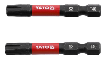 Rázové bity Yato 1/4 "x50mm T40 2 kusy YT-78057