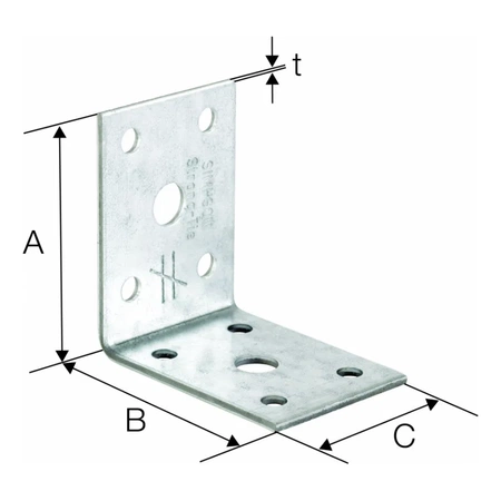 Úhlová spojka Simpson Strong-Tie 50x50x35x2 AC35350