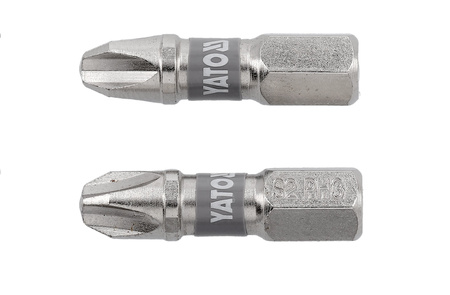Bity Yato 1/4 "x25mm PH3 Ni 2 kusy YT-78002